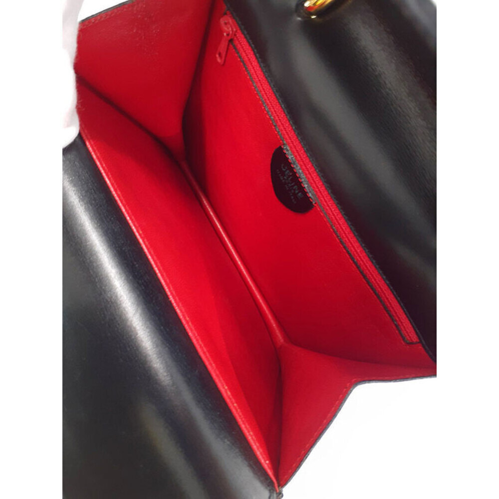 Celine Black Leather Top Handle Bag - Picture 4 of 9